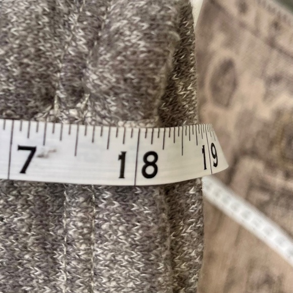 Free People Distressed Knit / Denim Jacket, Gray / White Jean, Medium - Picture 15 of 17